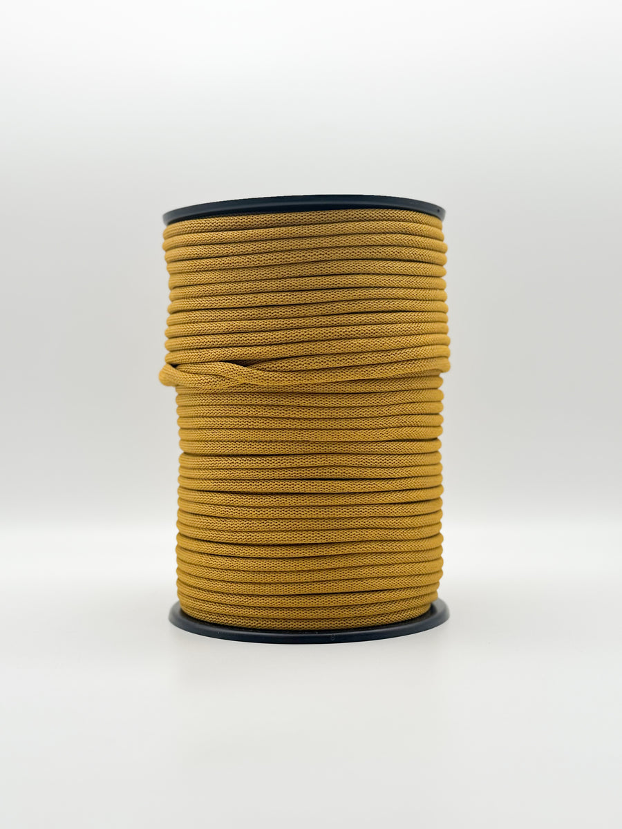 Mustard Tubular Nautical Rope - 8mm