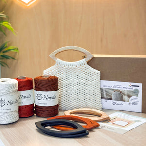 Kit Completo — Crie a sua Bolsa em Macramé