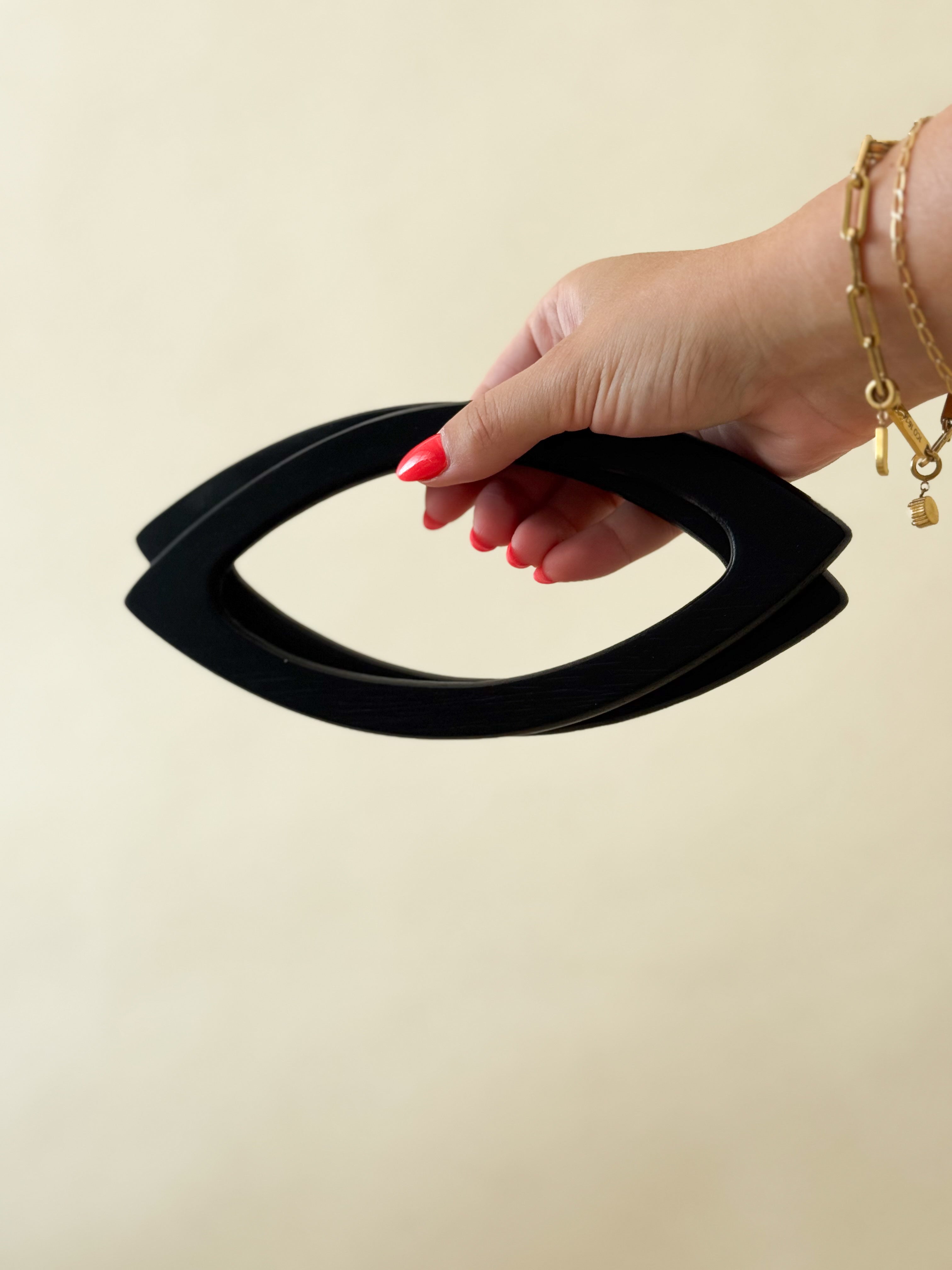 Alças para bolsa Madeira Oval