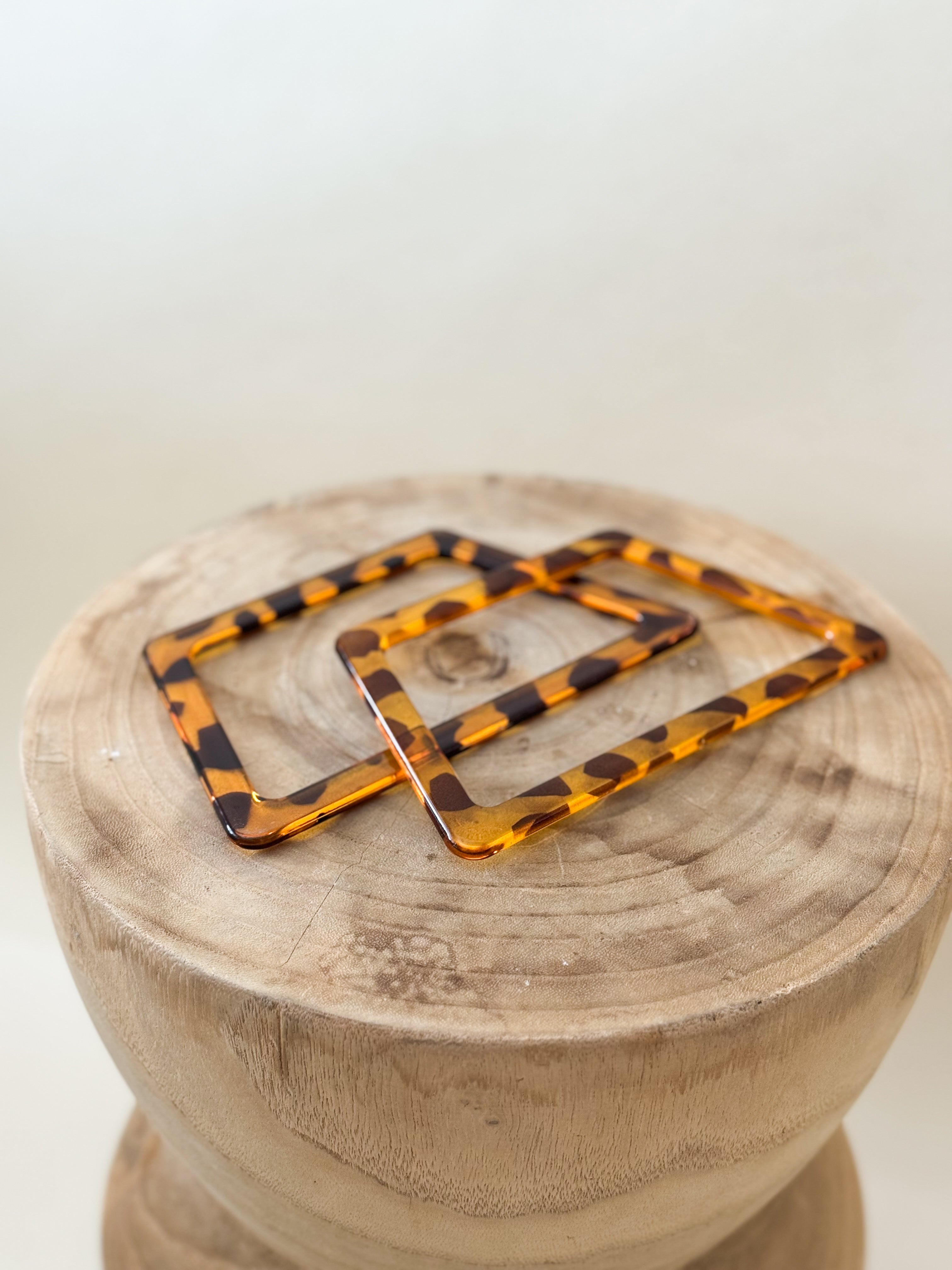 Alças para bolsa Acrílico Tartaruga