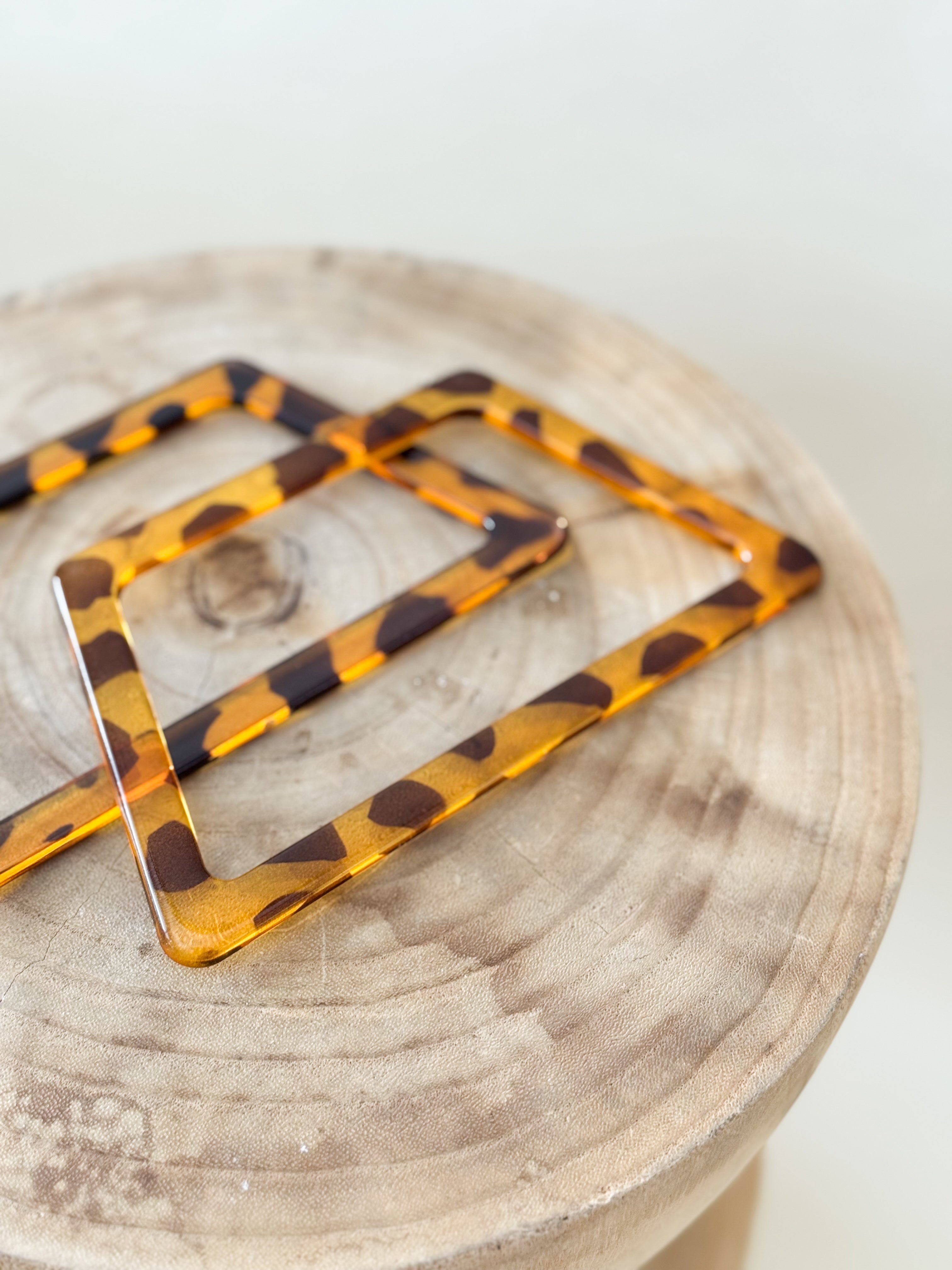 Alças para bolsa Acrílico Tartaruga