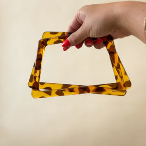 Alças para bolsa Acrílico Tartaruga