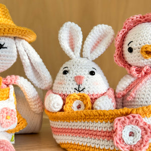 Kit Amigurumi Jardim de Primavera - (Iniciante ao Avançado)