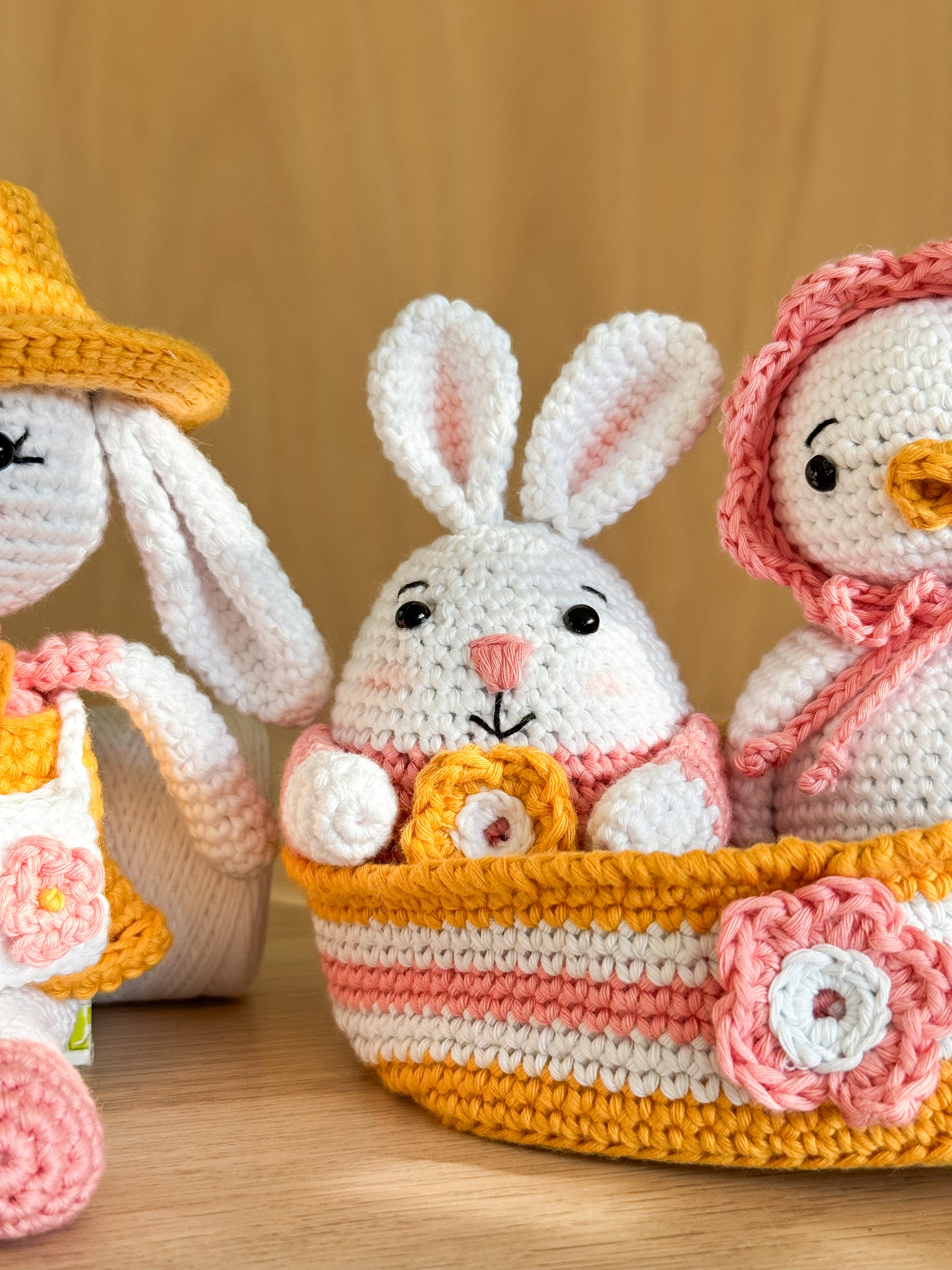 Kit Amigurumi Jardim de Primavera - (Iniciante ao Avançado)
