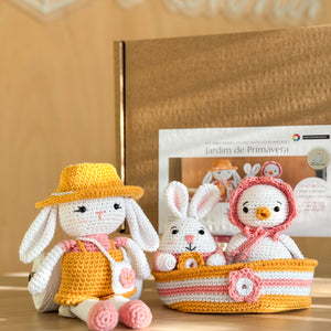 Kit Amigurumi Jardim de Primavera - (Iniciante ao Avançado)