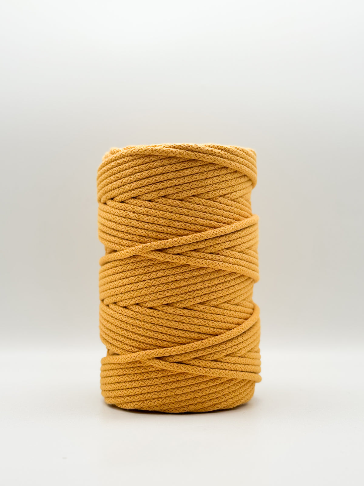 Fio Tricotado com Alma 100% Algodão Amarelo - 5mm [OPORTUNIDADE]