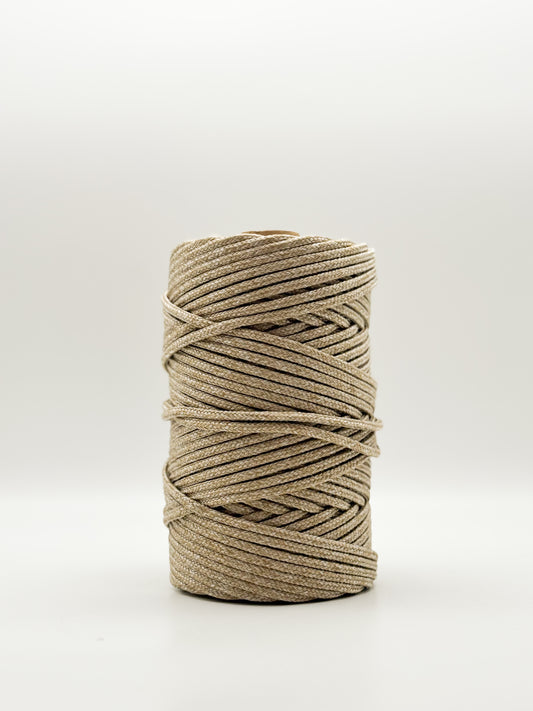 Fio Rústico Entrançado Palha - 4mm