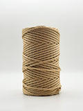 Hilo Náutico Tubular Beige Dorado - 5mm [OPORTUNIDAD]