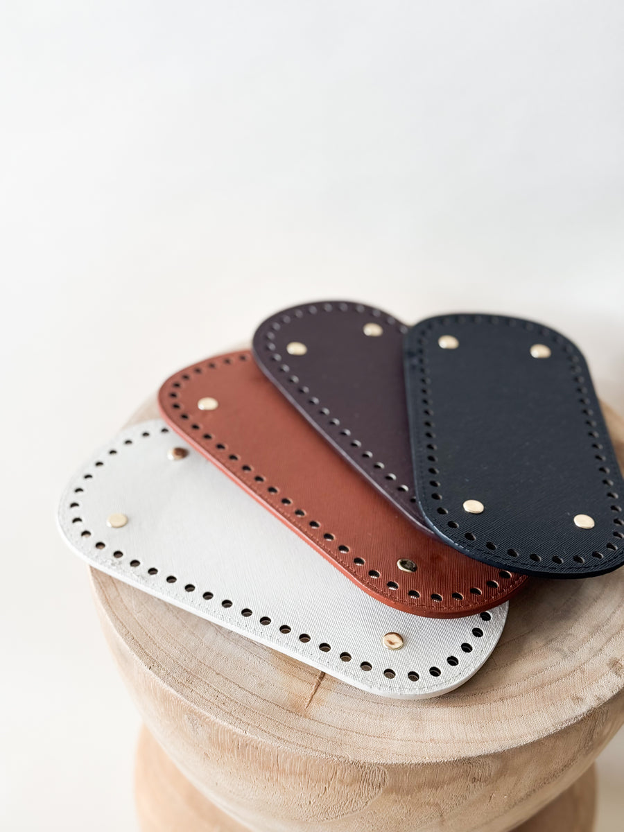 Faux Leather Bag Base 21x10cm