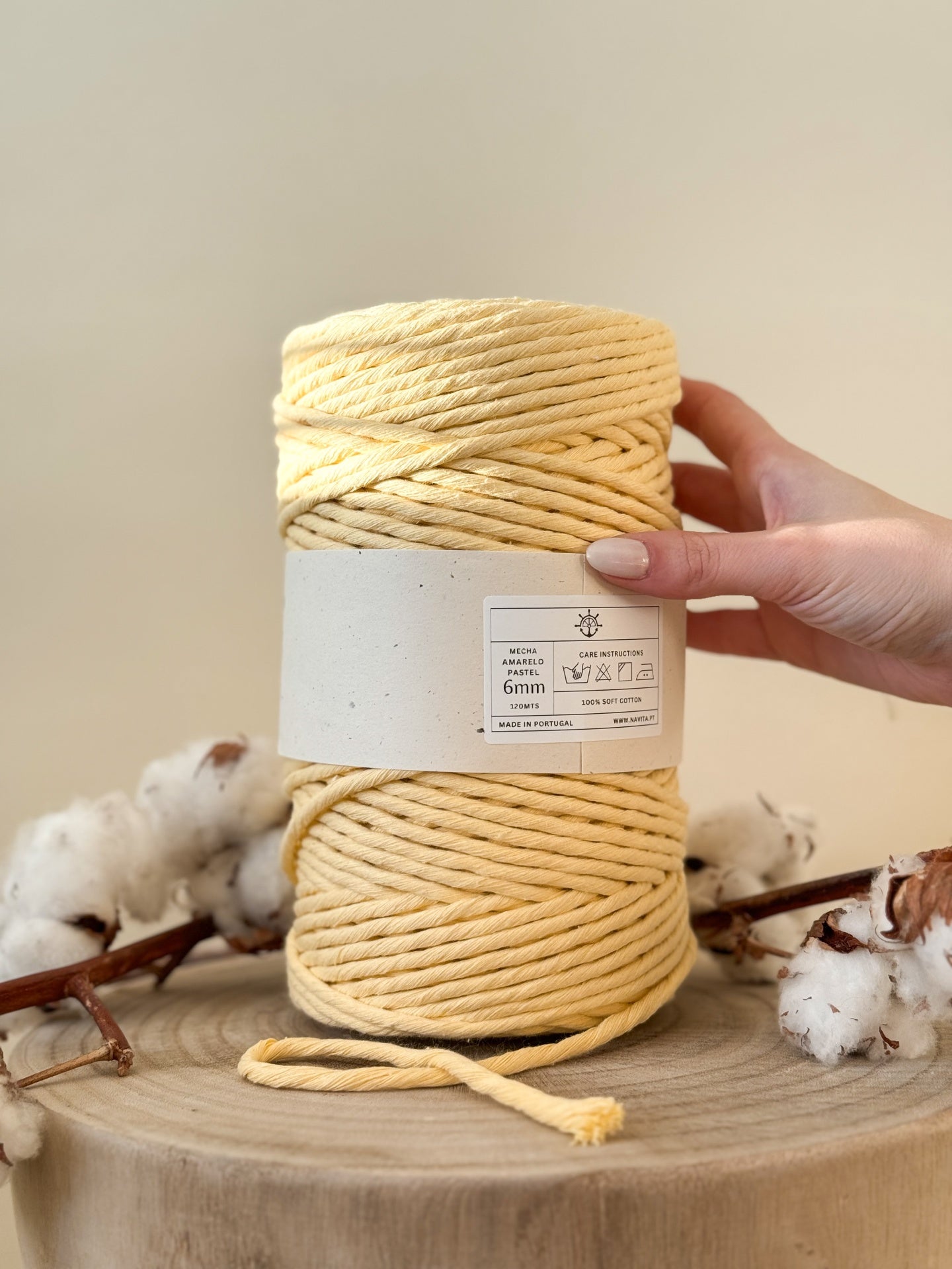 Mecha de Algodão 6mm
