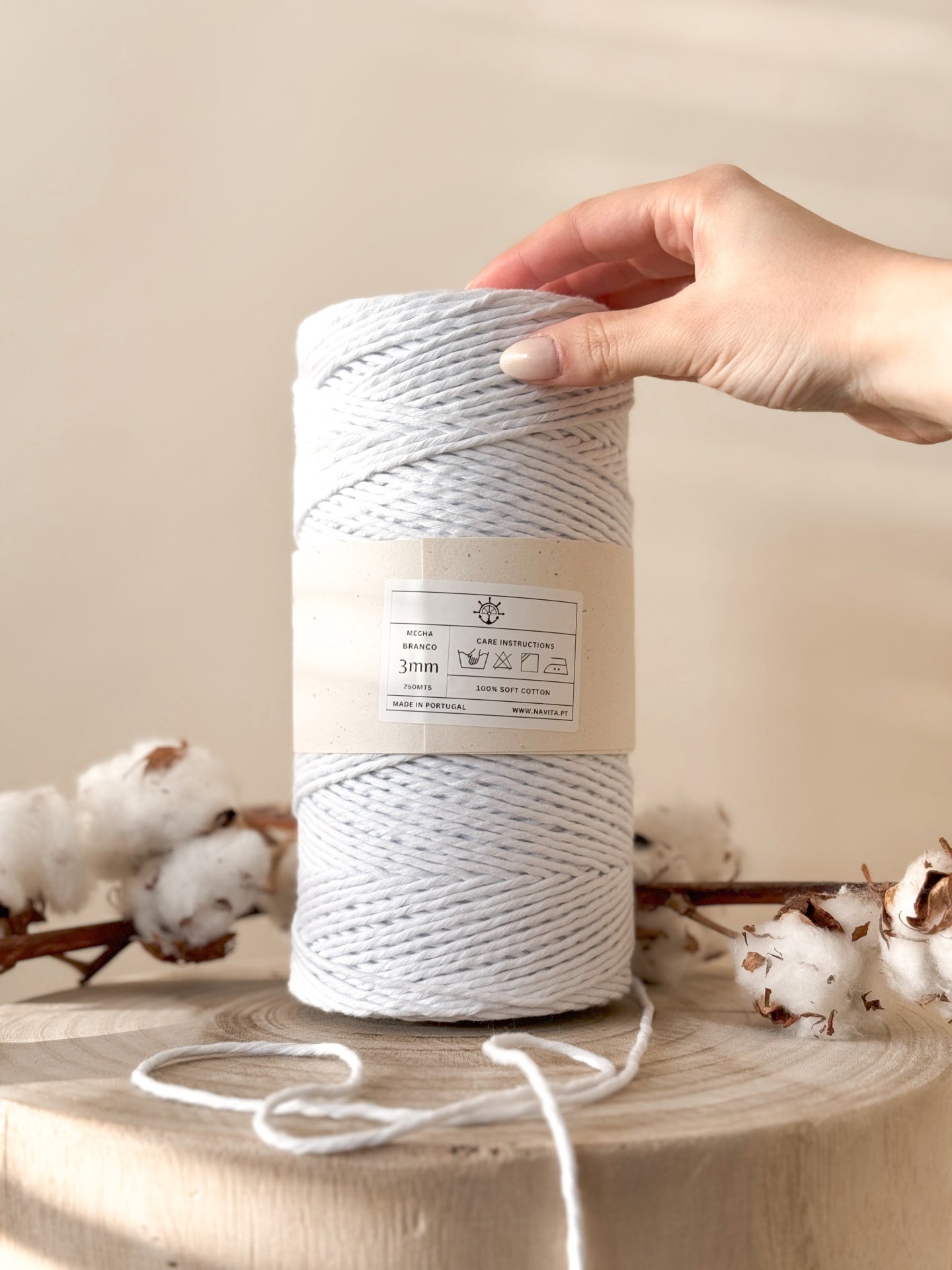 Mecha de Algodão 3mm