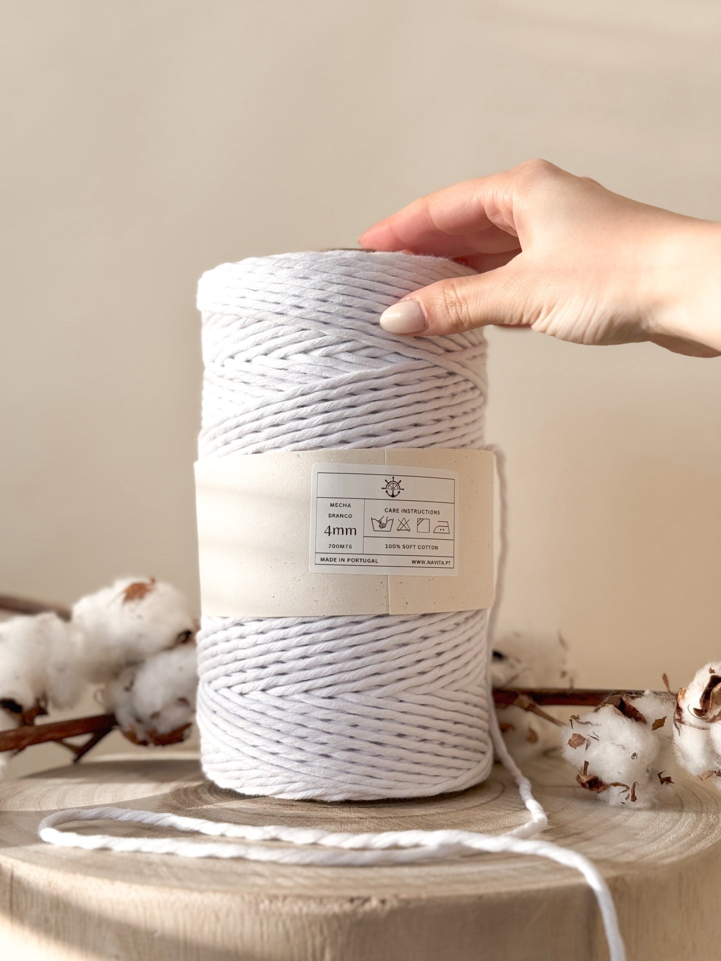 Mecha de Algodão 4mm