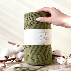 Mèche en coton de 6 mm 