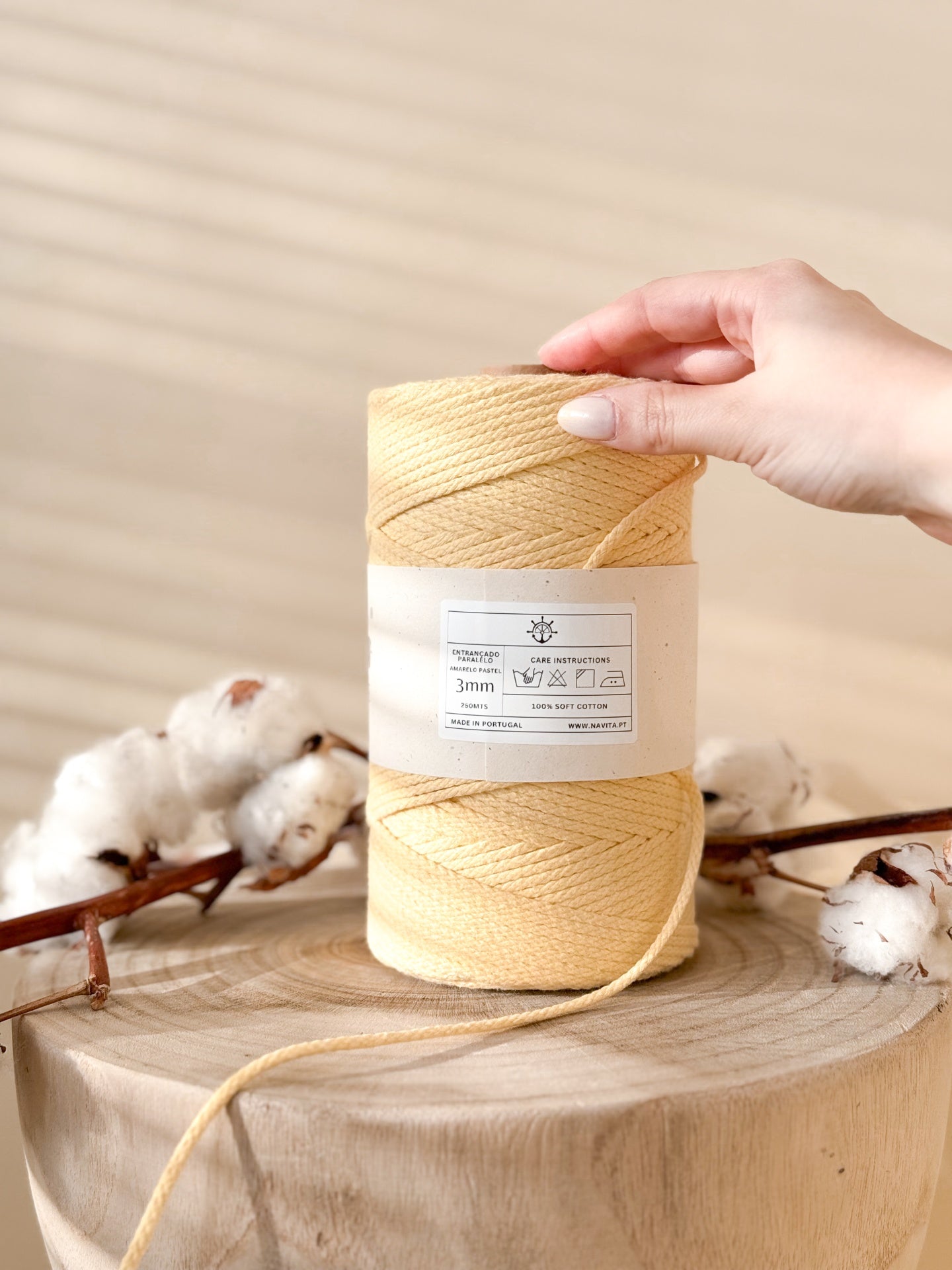 Parallel Braided Cotton Wire 3mm