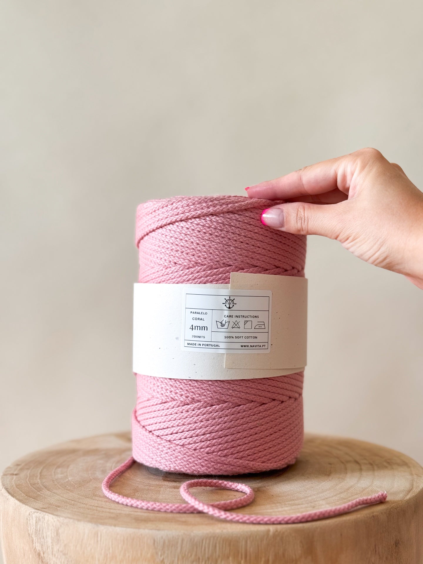 Parallel Braided Cotton Wire 4mm