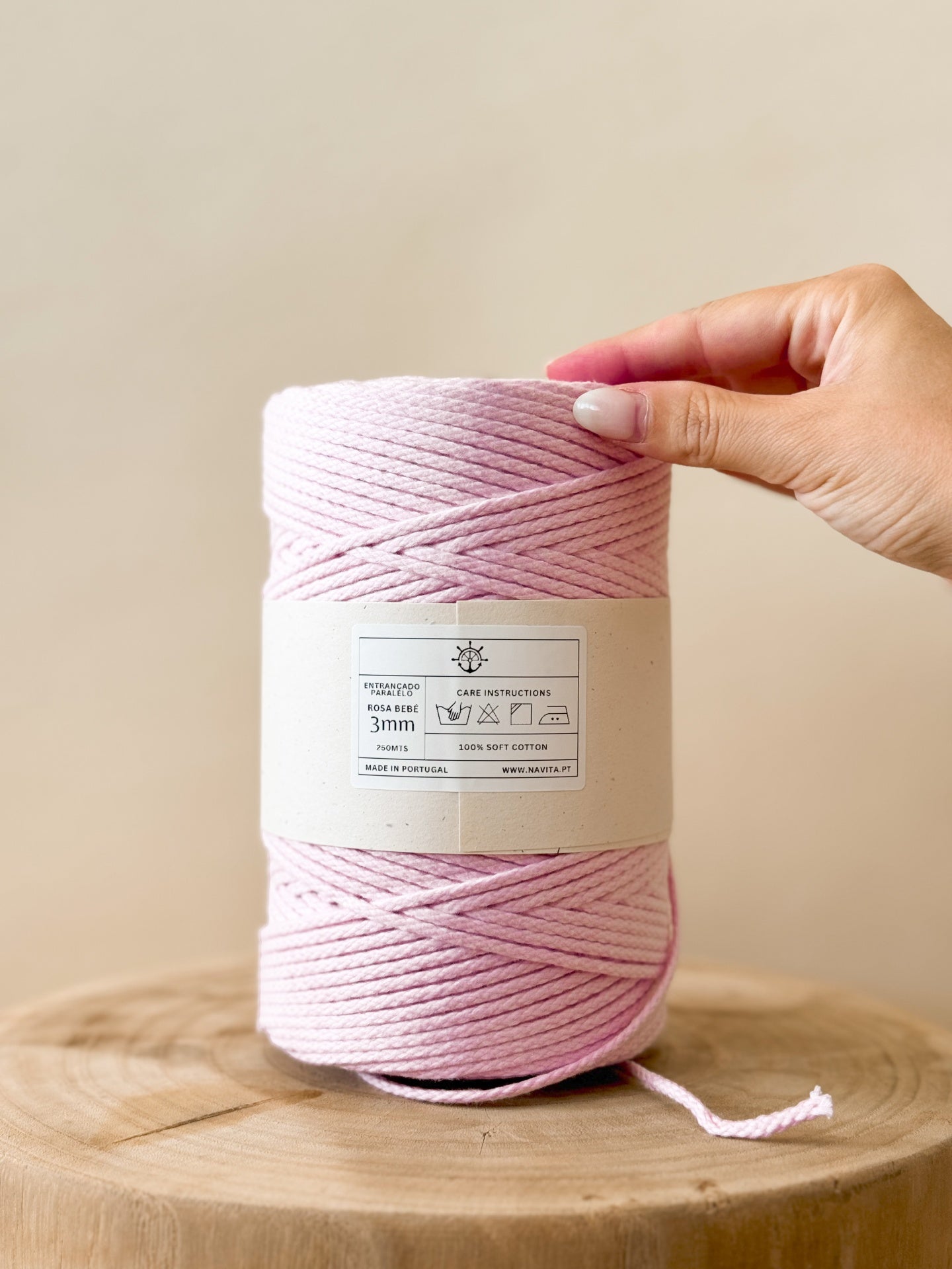 Parallel Braided Cotton Wire 3mm