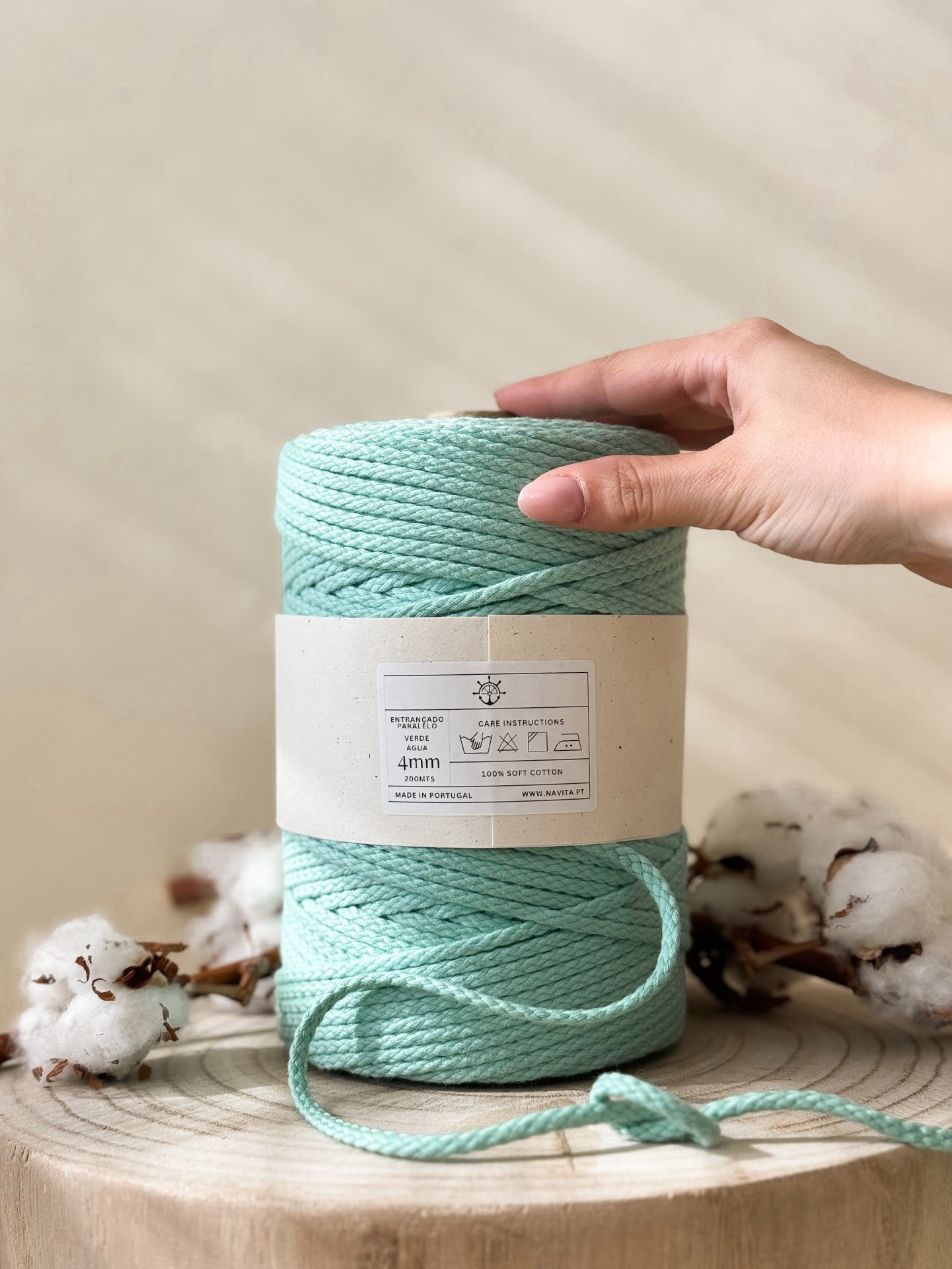 Parallel Braided Cotton Wire 4mm