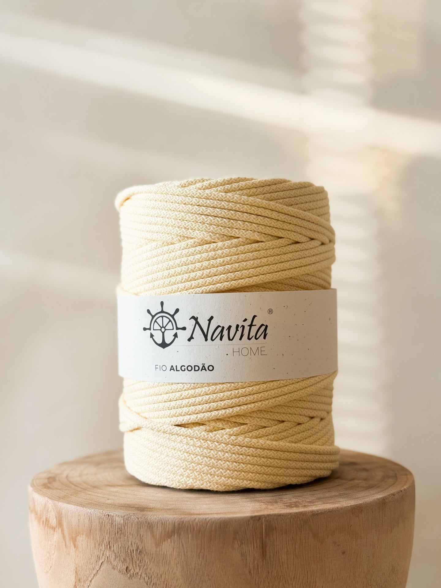 Fio Tricotado Algodão Com Alma 5mm