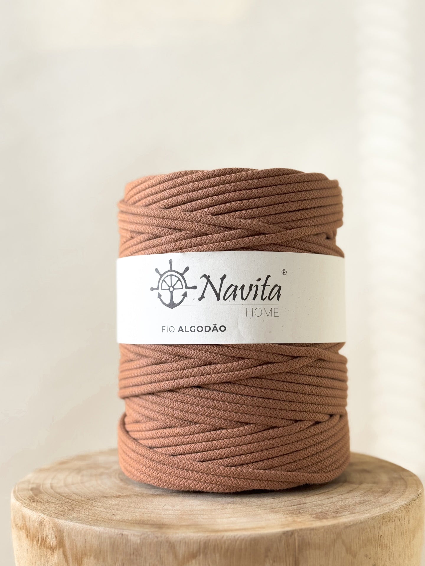 Fio Tricotado Algodão Com Alma 5mm