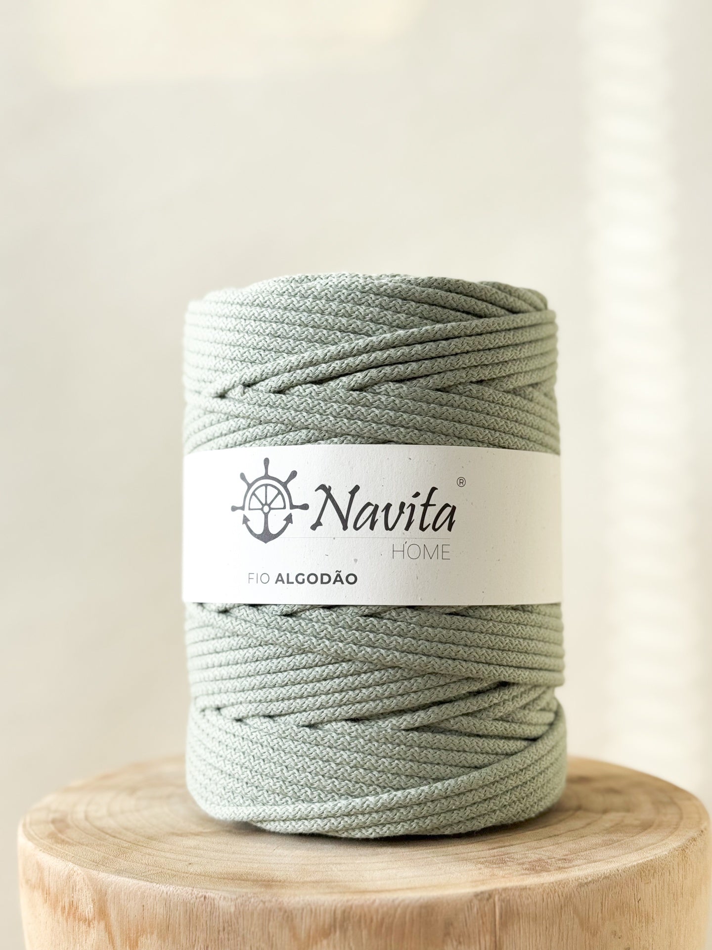 Fio Tricotado Algodão Com Alma 5mm
