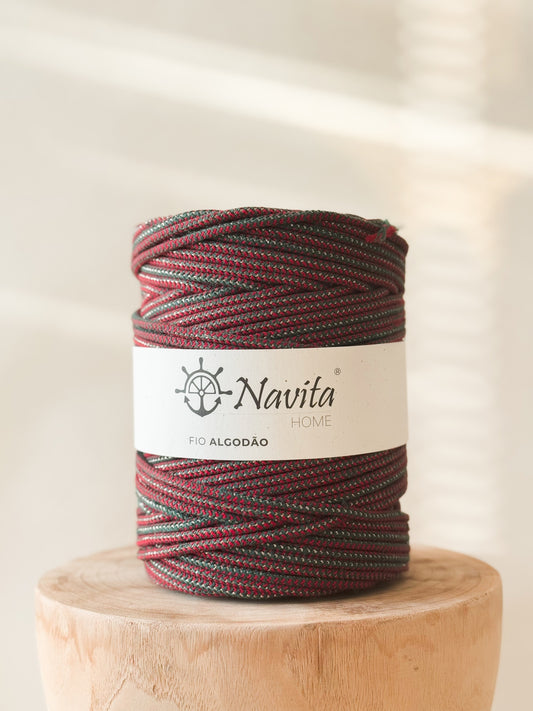 Fio Tricotado Algodão Com Alma 5mm