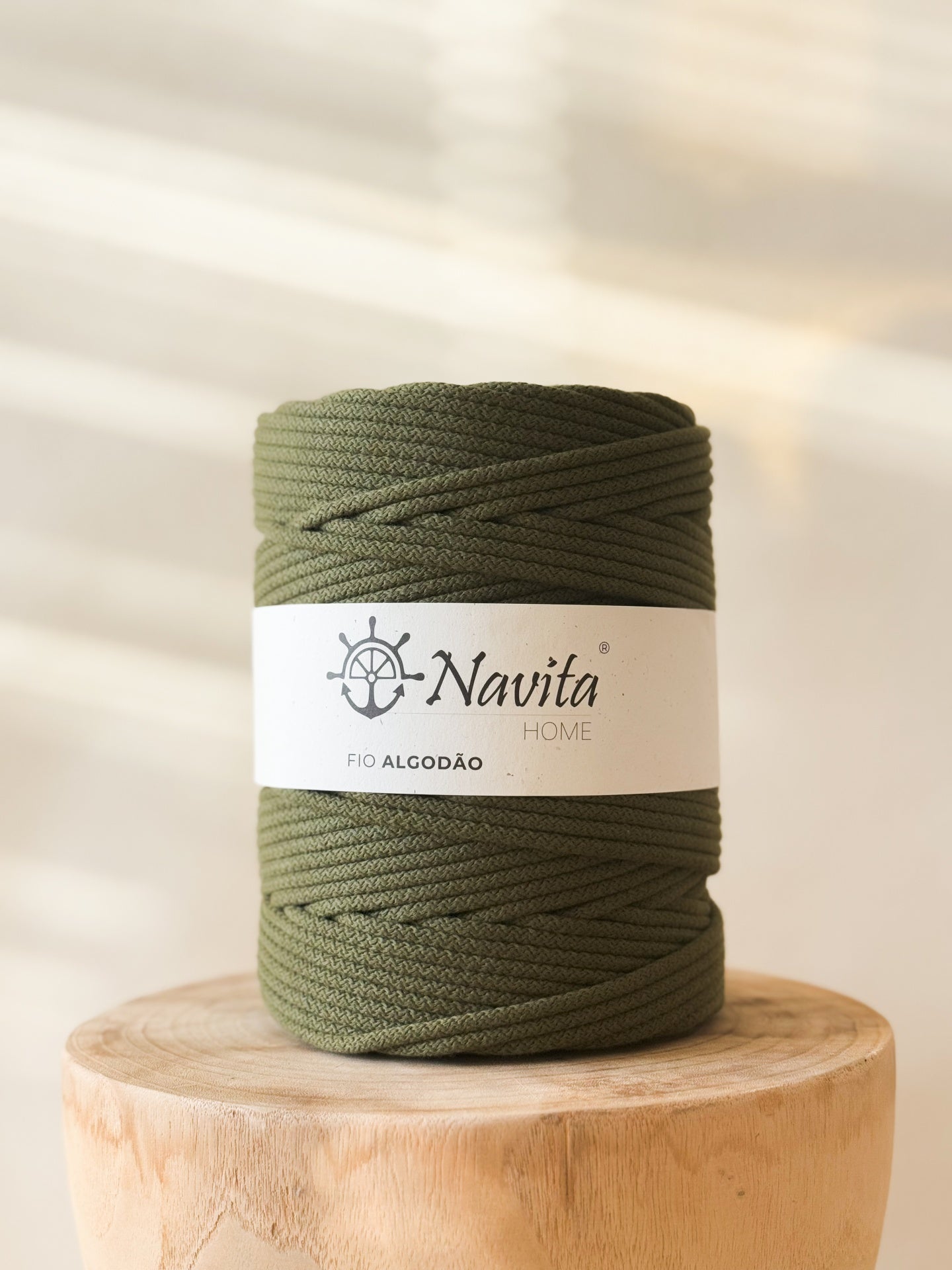 Fio Tricotado Algodão Com Alma 5mm