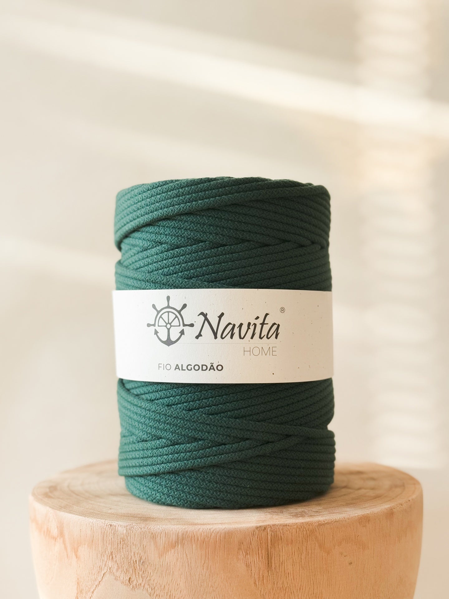 Fio Tricotado Algodão Com Alma 5mm