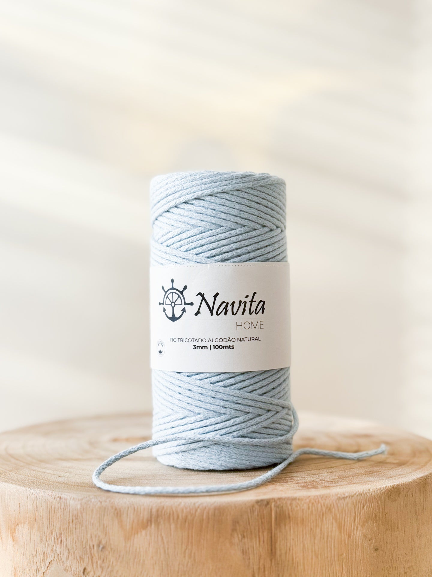 Fio Tricotado Algodão 3mm
