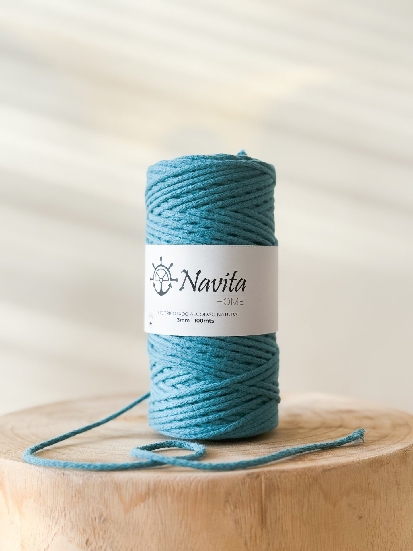 Fio Tricotado Algodão 3mm