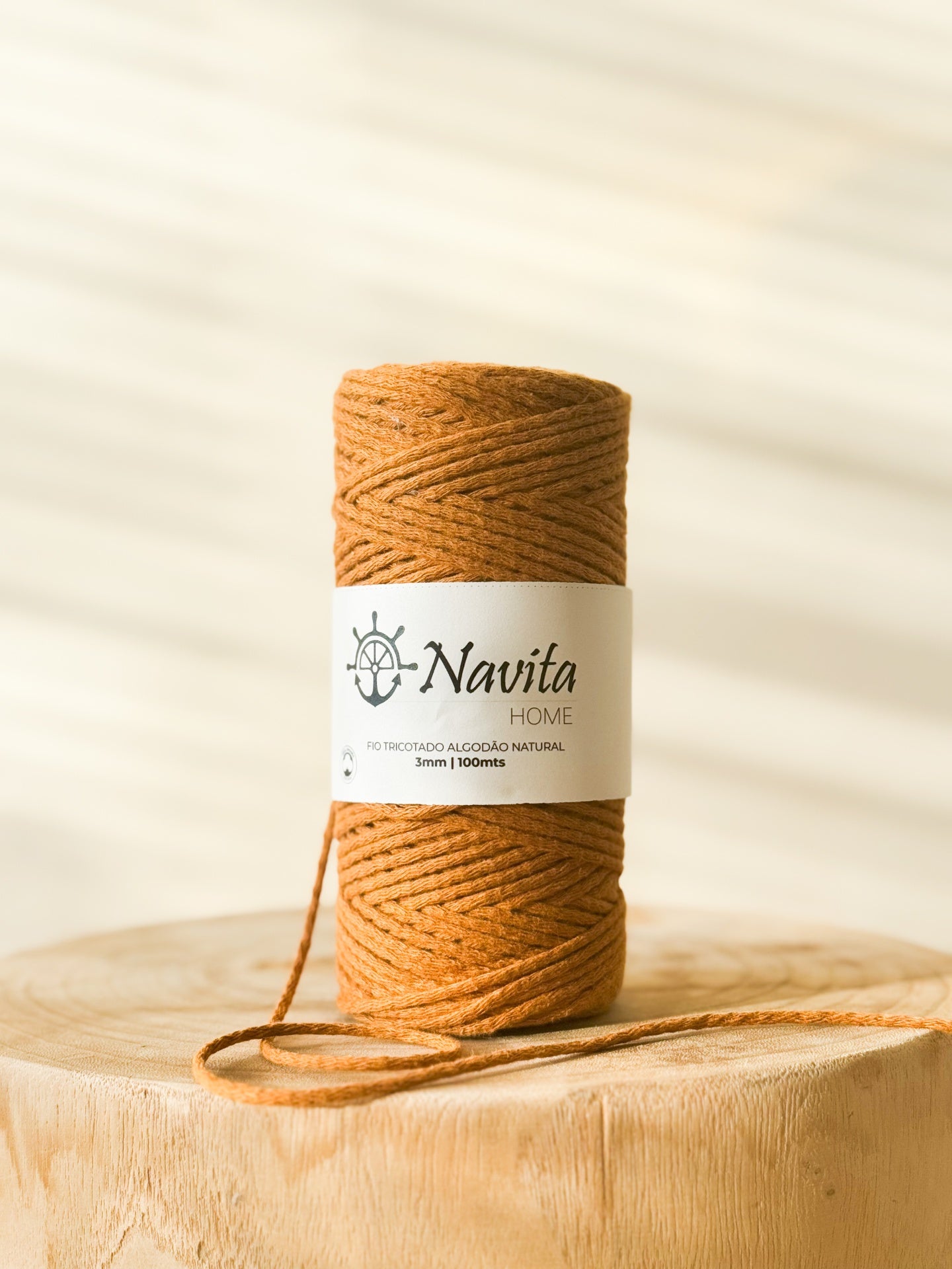 Fio Tricotado Algodão 3mm