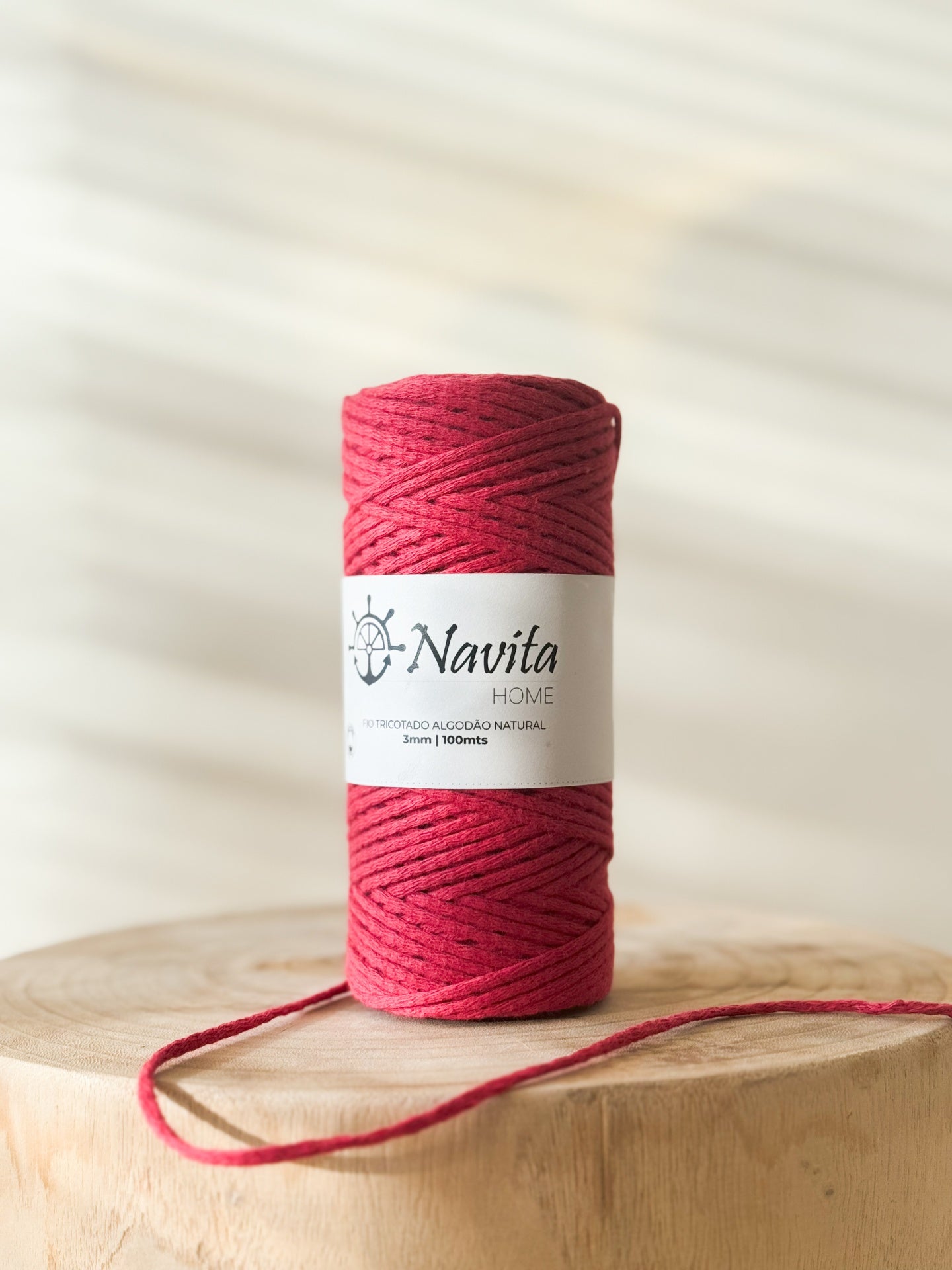 Fio Tricotado Algodão 3mm