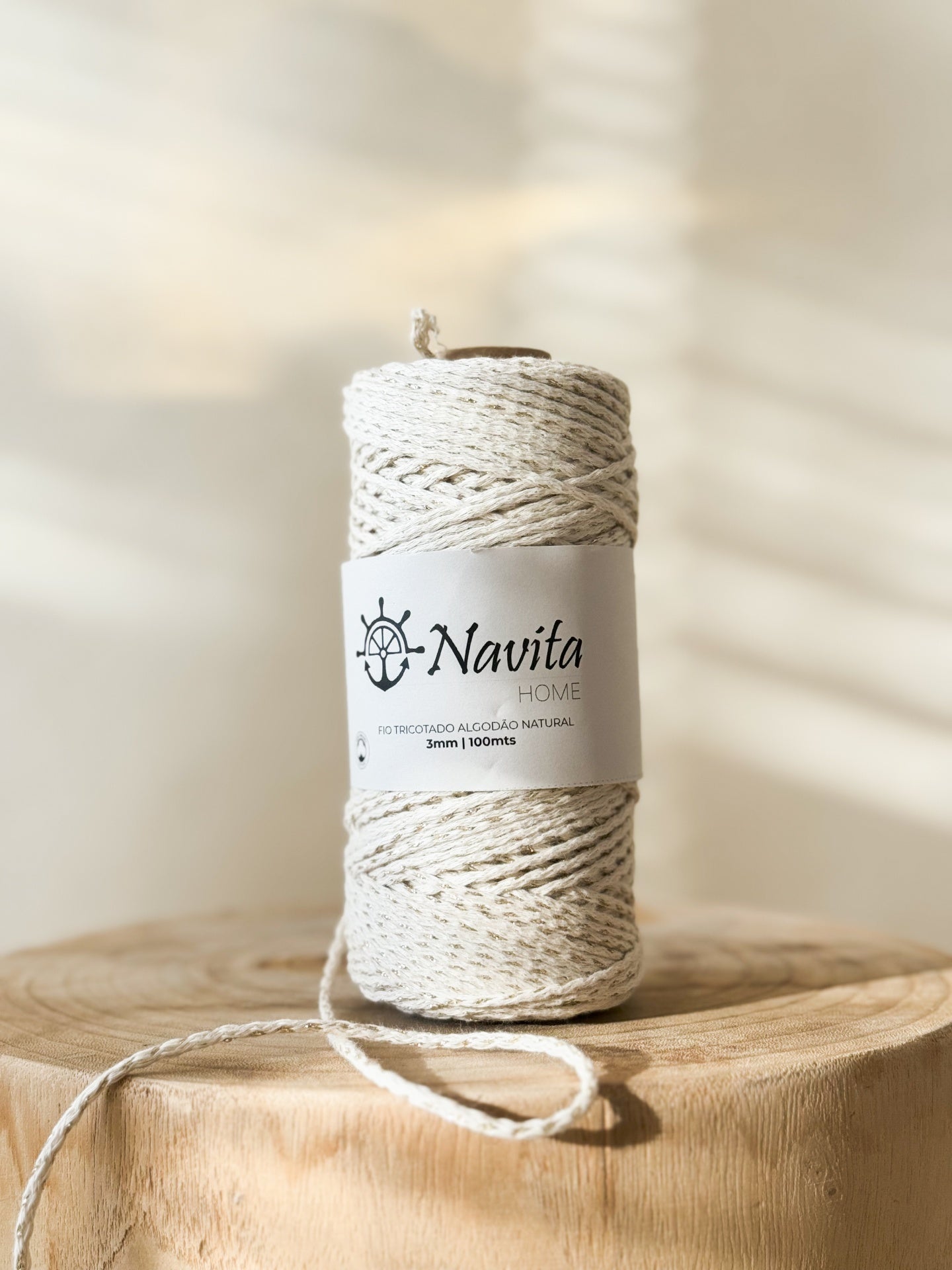 Fio Tricotado Algodão 3mm