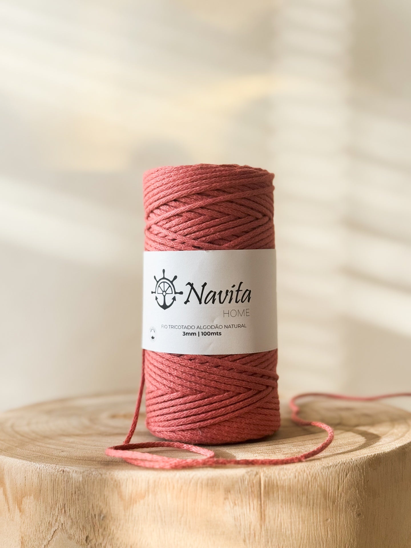 Fio Tricotado Algodão 3mm