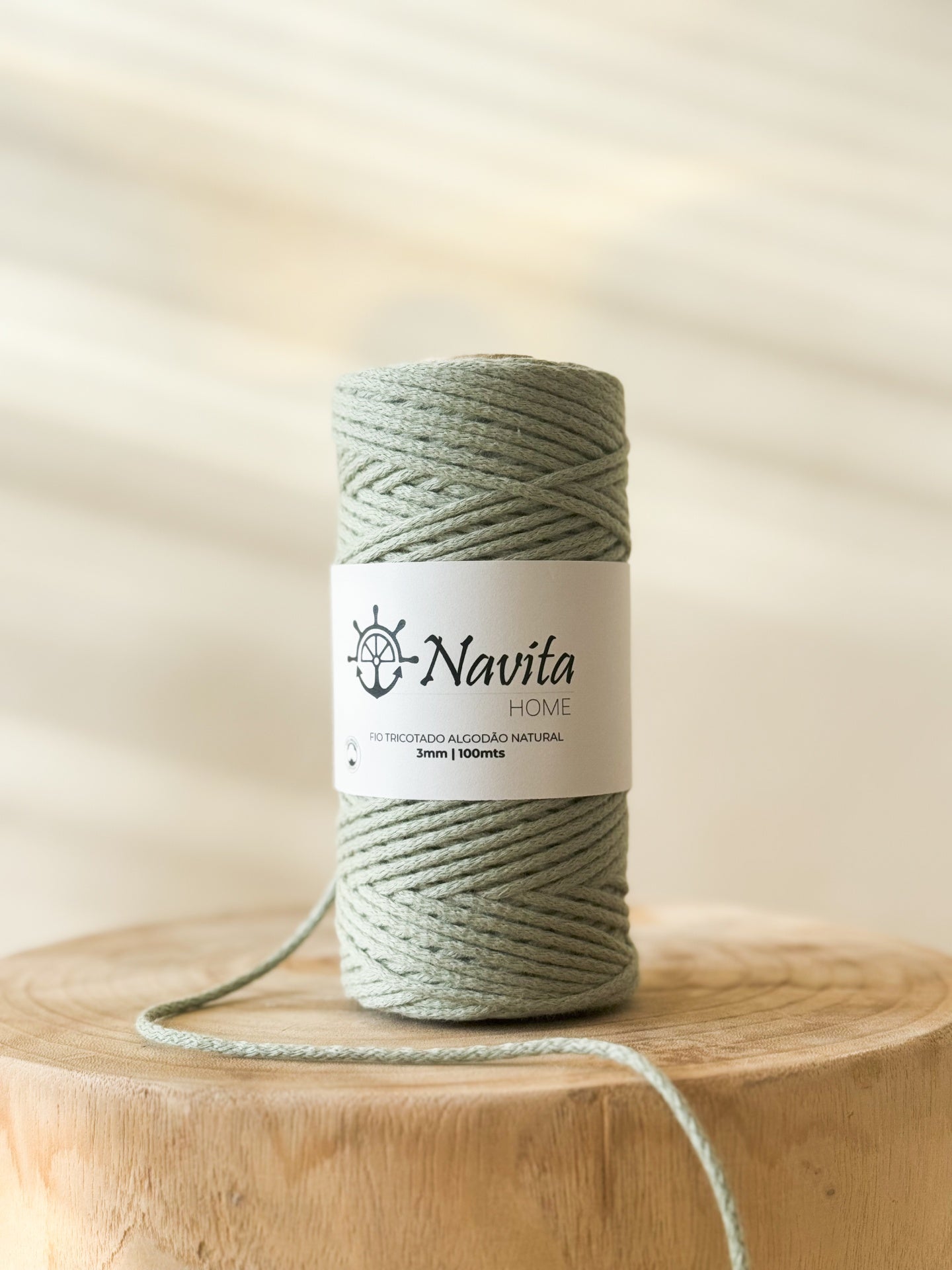 Fio Tricotado Algodão 3mm