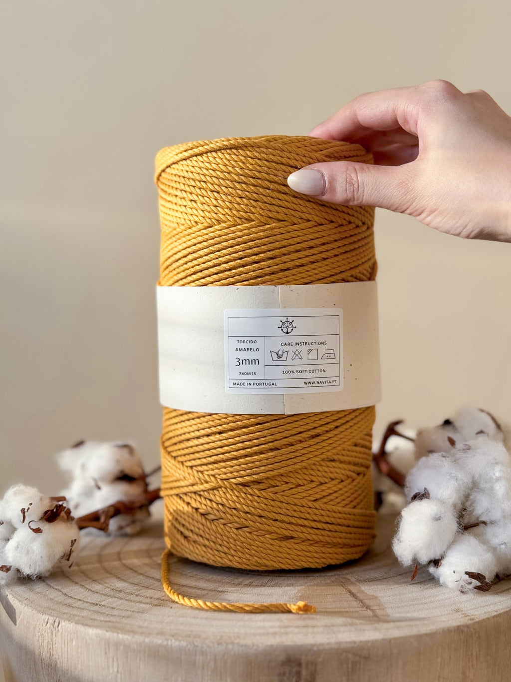 Twisted Cotton Yarn 4mm