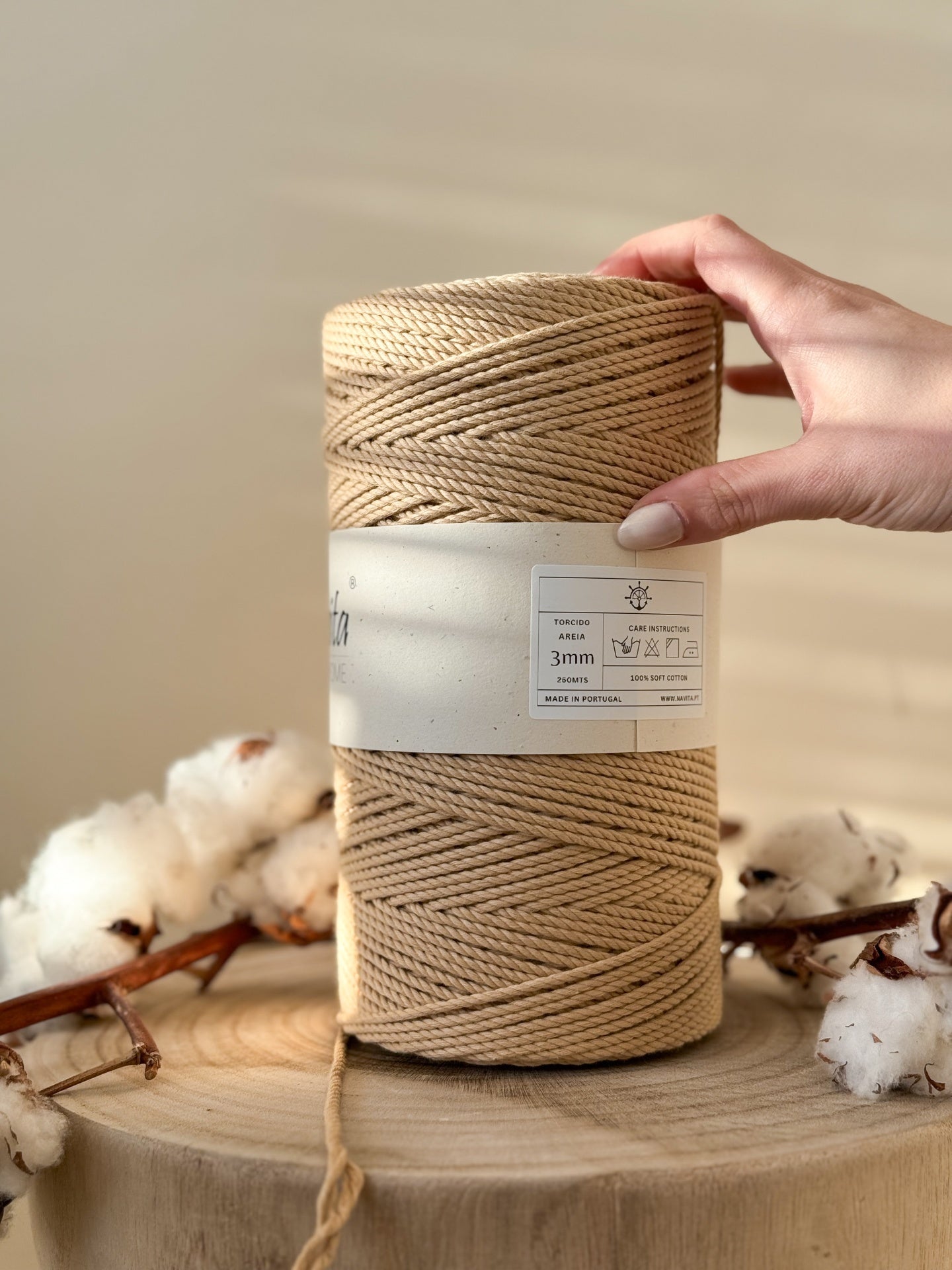 Fio Torcido Algodão 3mm