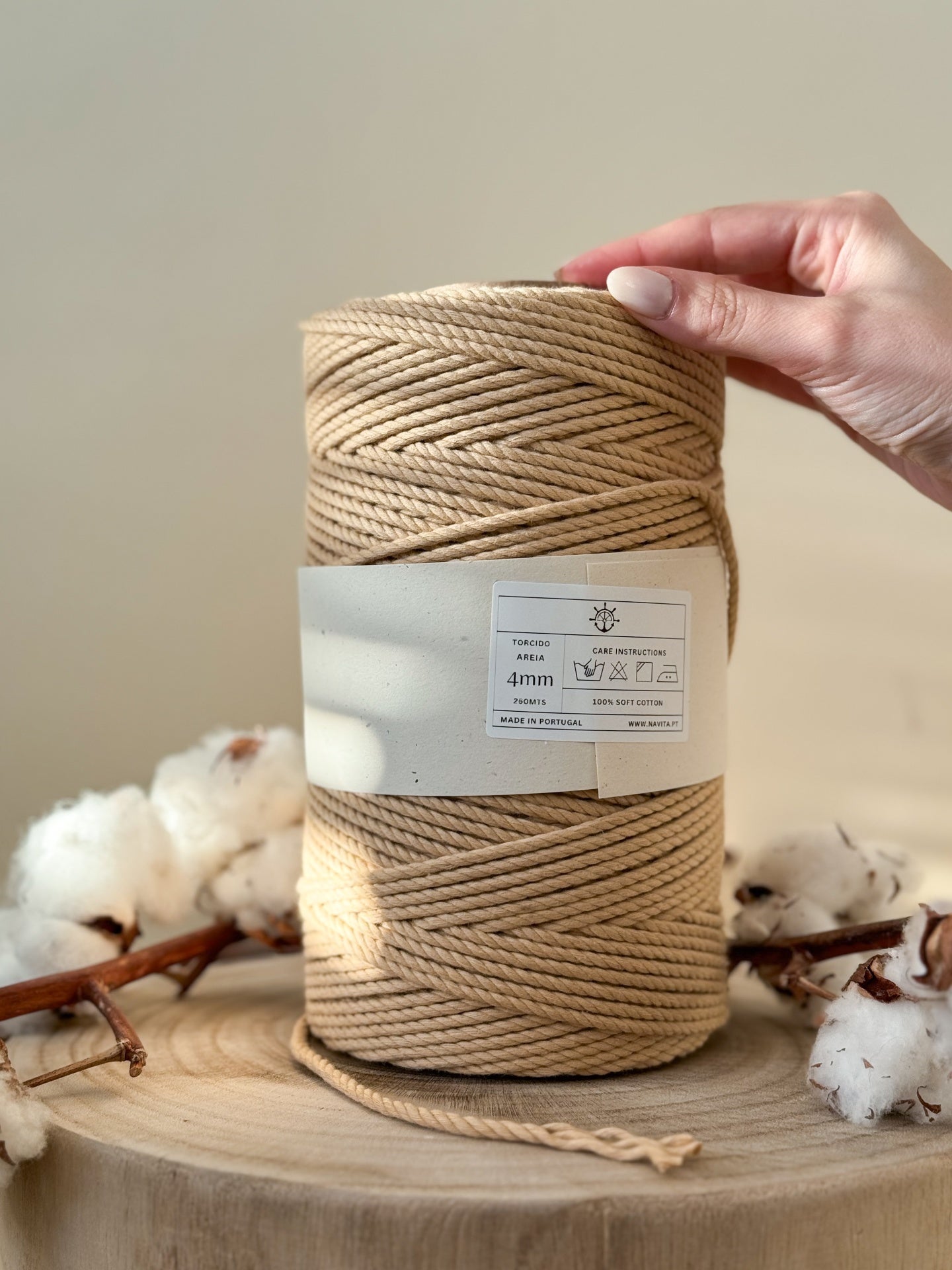 Fio Torcido Algodão 4mm