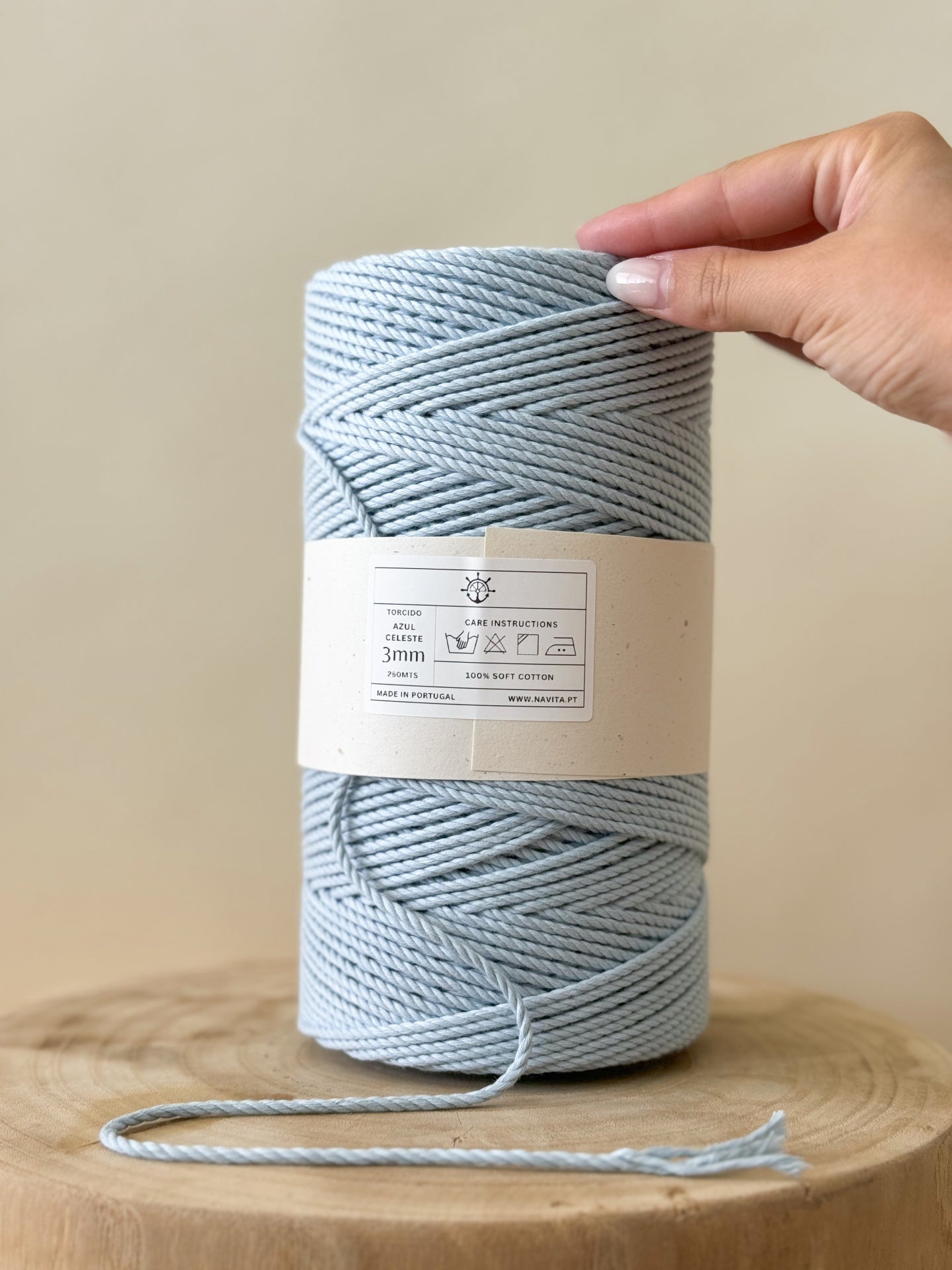 Twisted Cotton Yarn 3mm 