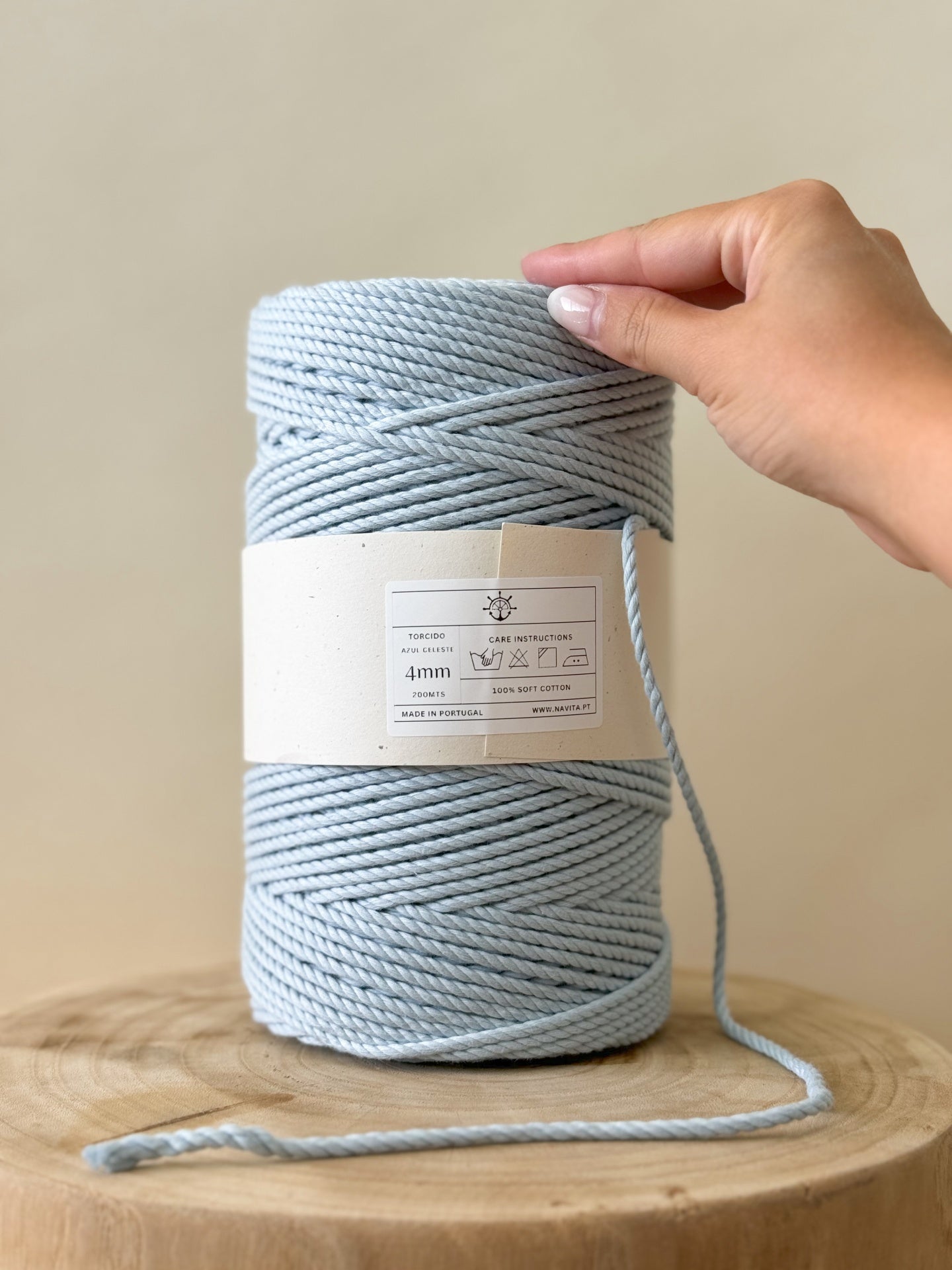 Fio Torcido Algodão 4mm
