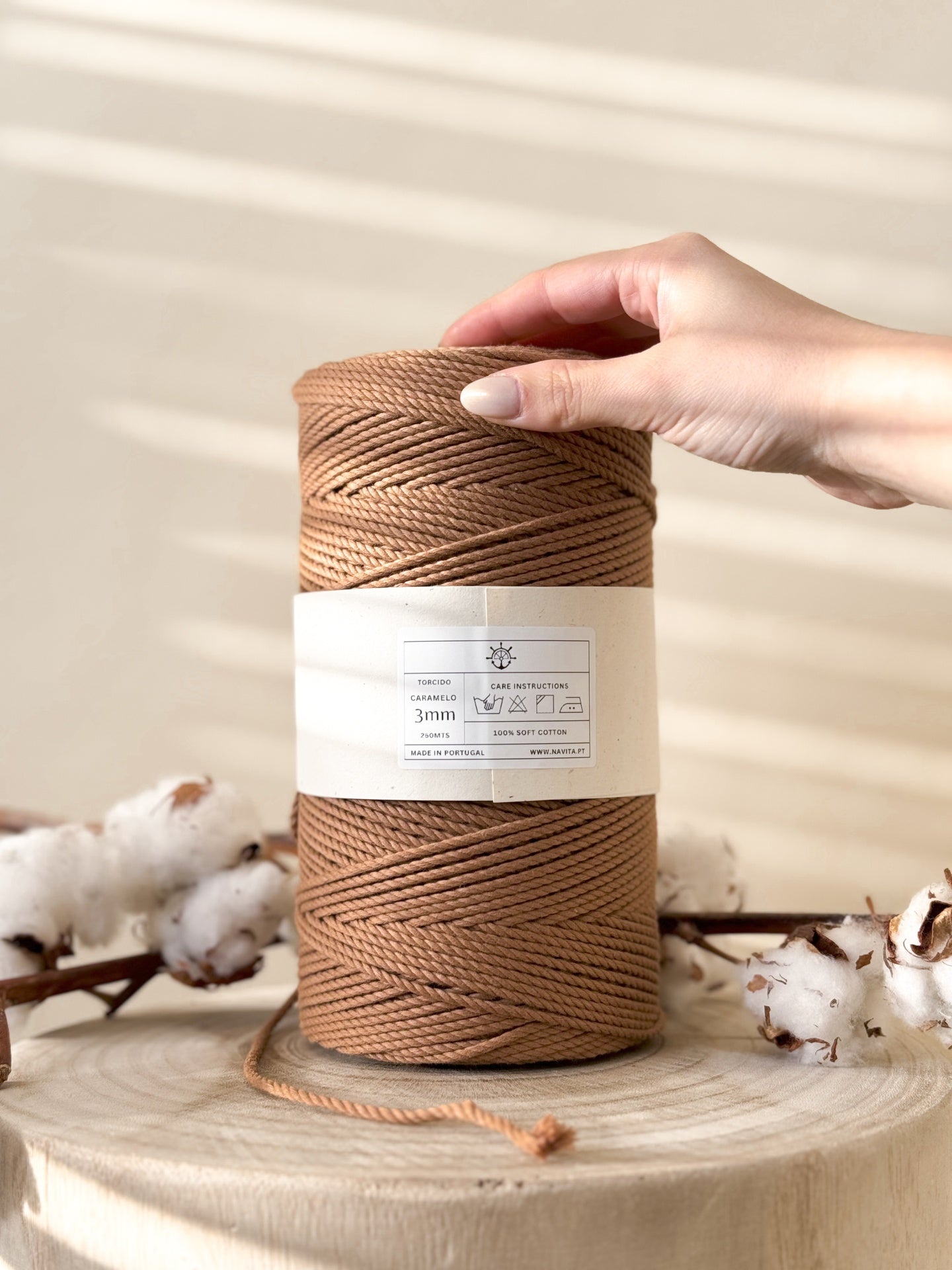 Twisted Cotton Yarn 3mm 