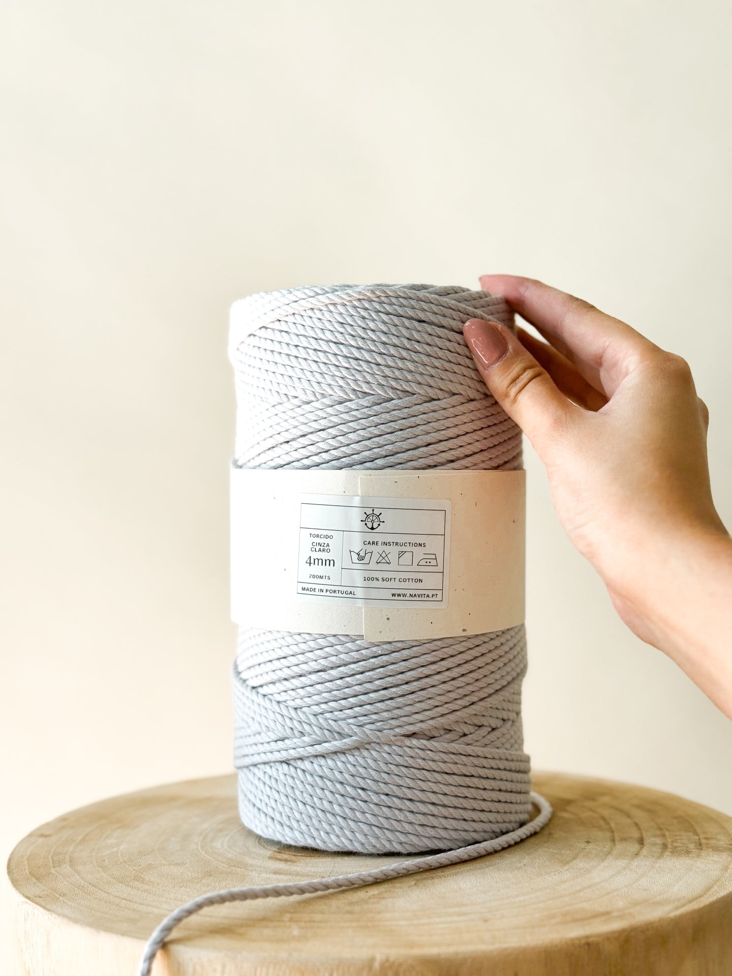 Fio Torcido Algodão 4mm