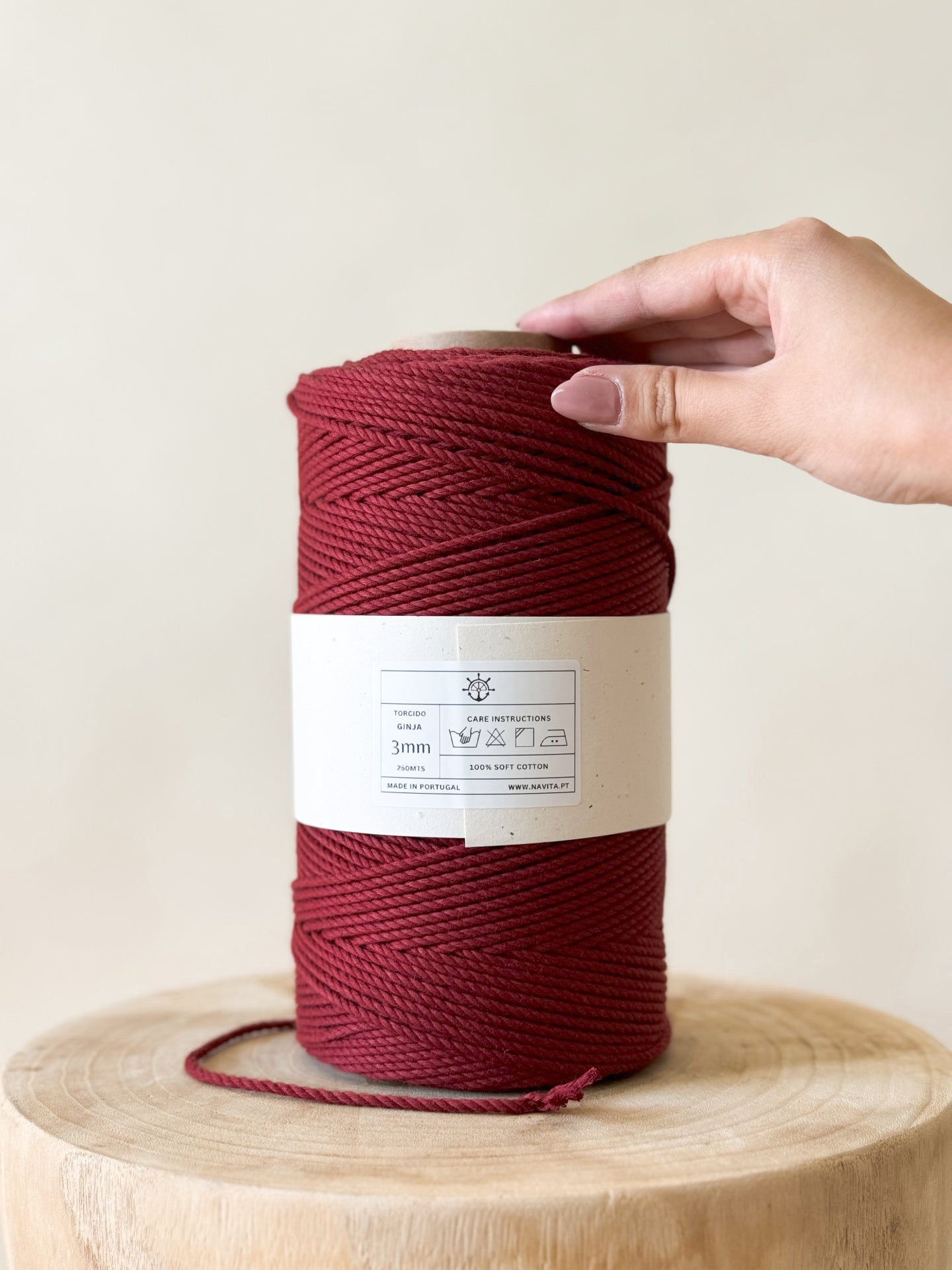 Twisted Cotton Yarn 3mm 