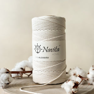 Natural Cotton Twisted Yarn 