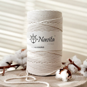 Natural Cotton Twisted Yarn 