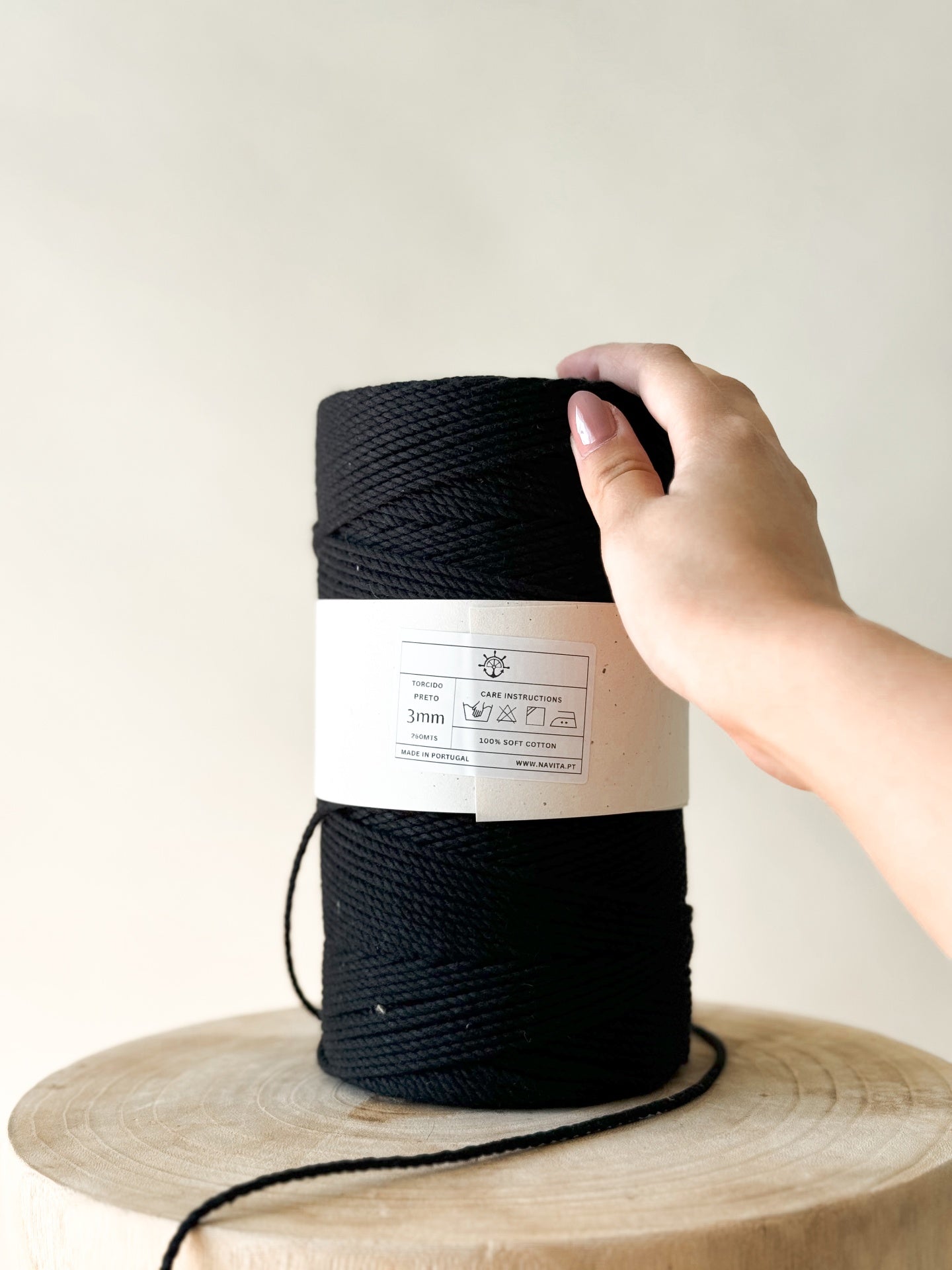 Twisted Cotton Yarn 3mm 