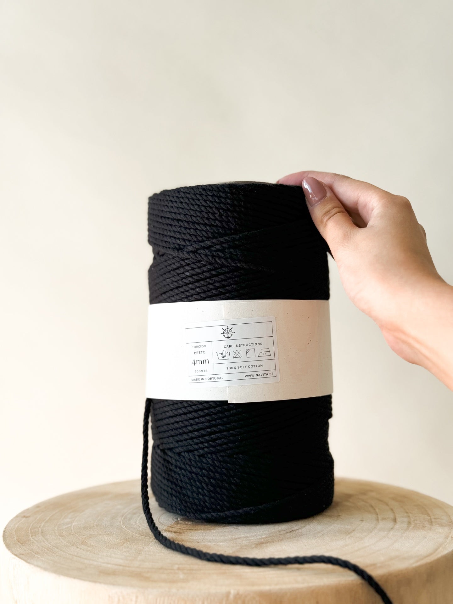 Fio Torcido Algodão 4mm