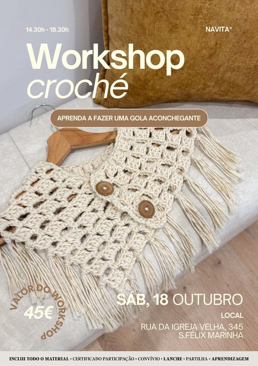 Workshop de Croché | 18 Outubro 2025