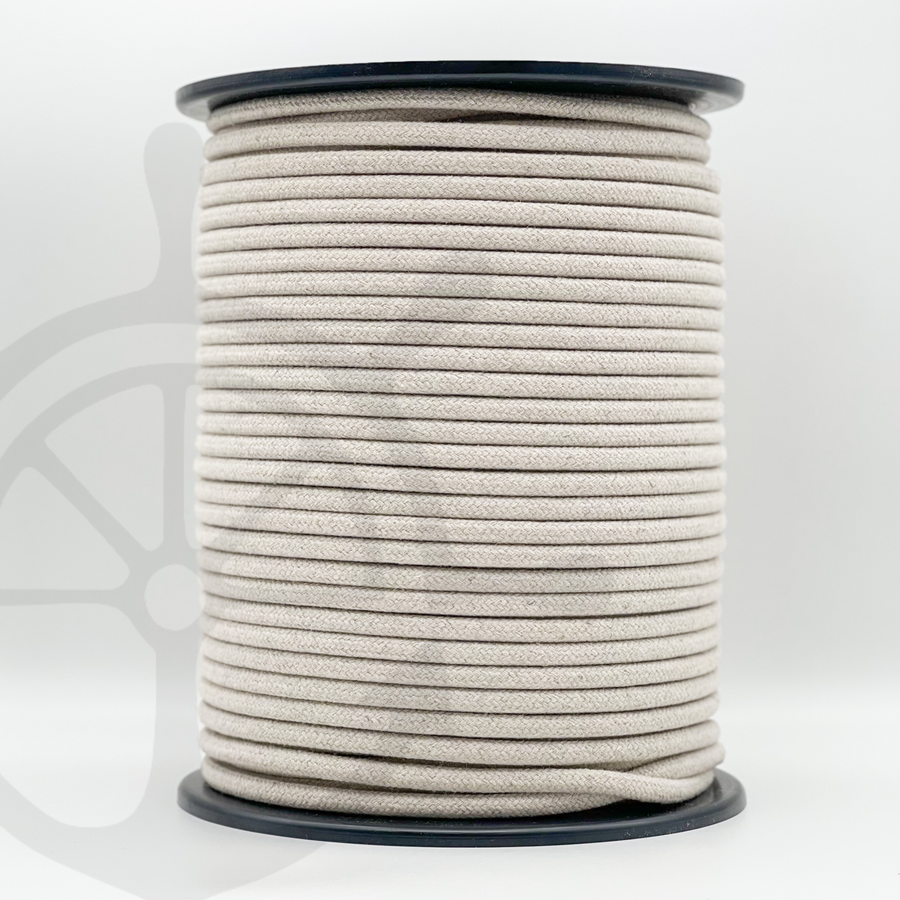 Braided Rope with 100% Natural Hemp Core