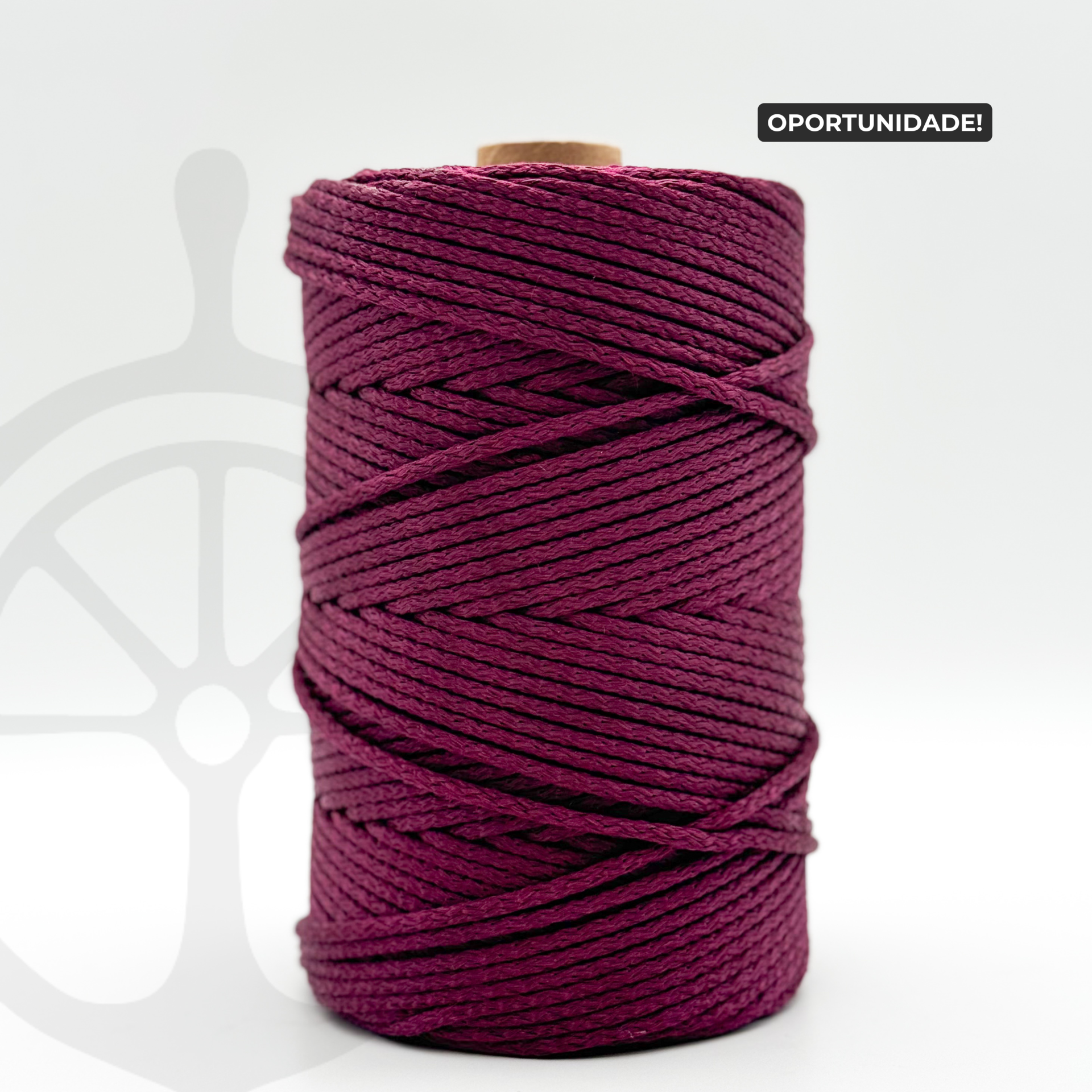 Fio Náutico Tubular Bordeaux - 3mm