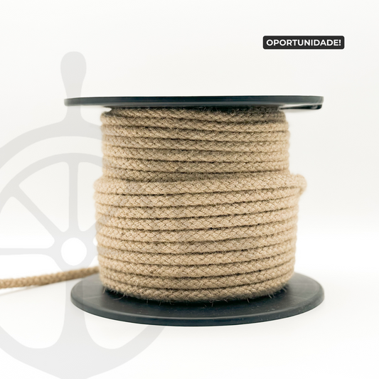 Corda Entrançada 100% Juta - 8mm